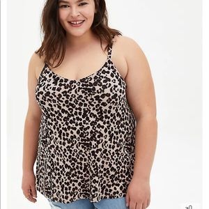 Torrid leopard super soft cami size 3 NWT